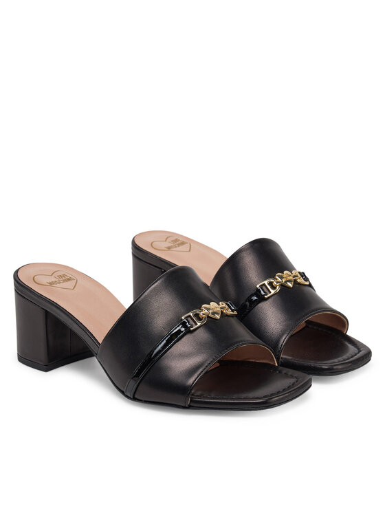 LOVE MOSCHINO Шльопанці LOVE MOSCHINO JA28075G1MIA400A Чорний