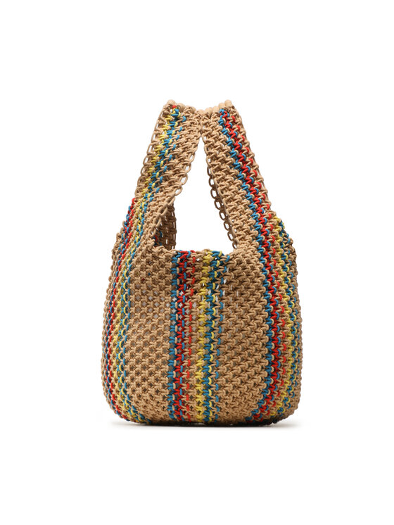 Tommy Hilfiger Τσάντα Tommy Hilfiger Th Travel Makrame Tote AW0AW14820 Καφέ