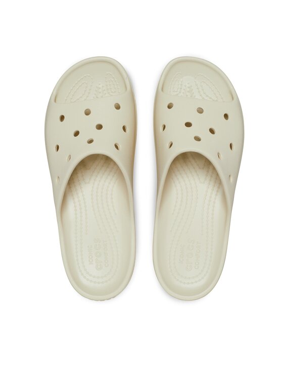 Crocs Šlepetės Crocs Classic Platform Slide 208180 Smėlio