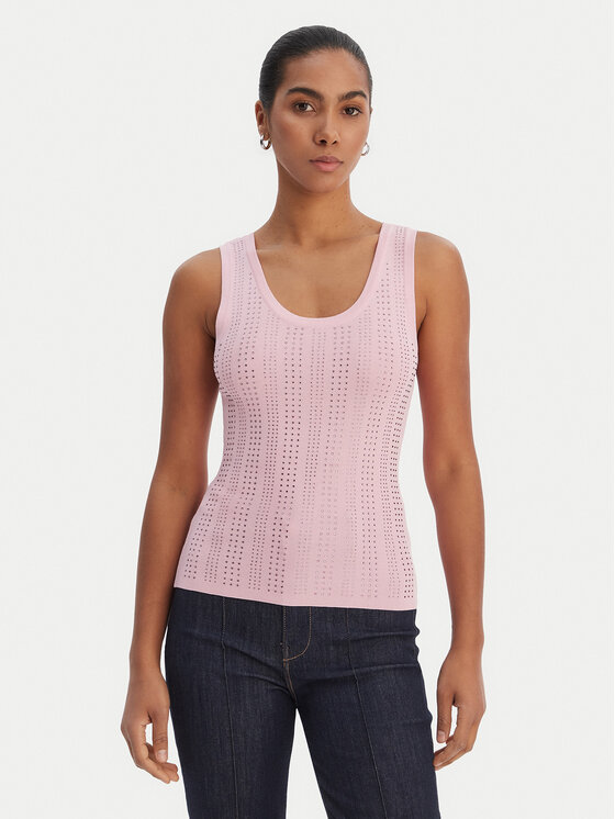 Fracomina Fracomina Top FR26ST4005K524R9 Rosa Slim Fit