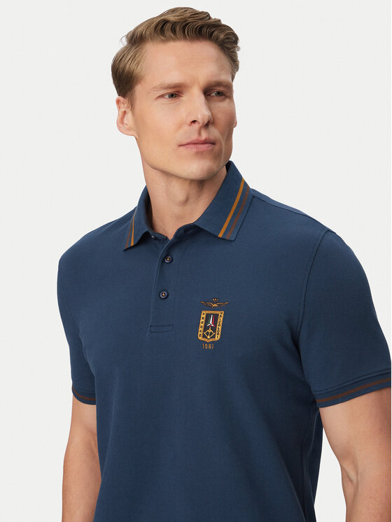 Aeronautica Militare Aeronautica Militare Polo 261PO1914UP00403 Azul Regular Fit