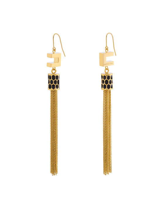 Elisabetta Franchi Naušnice Elisabetta Franchi OR-50A-57E2-V260 Zlatna