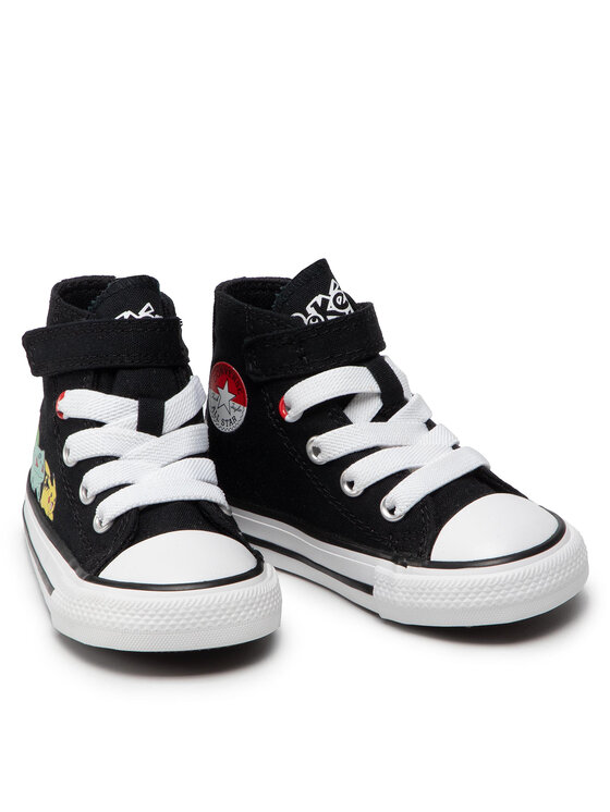 Converse Кеди Converse POKEMON Chuck Taylor All Star Hi A01229C Чорний