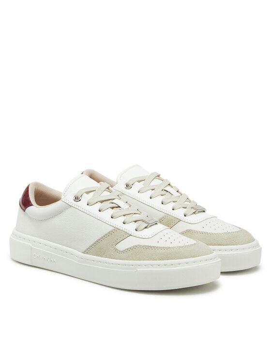 Calvin Klein Сникърси Calvin Klein Cupsole Lace Up HW0HW02470 Бял