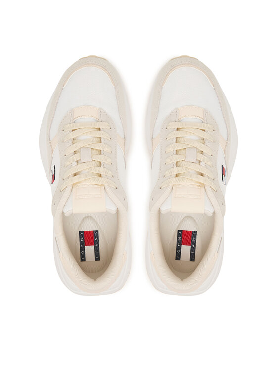 Tommy Jeans Сникърси Tommy Jeans Modern Runner Mix EN0EN03100 Бял