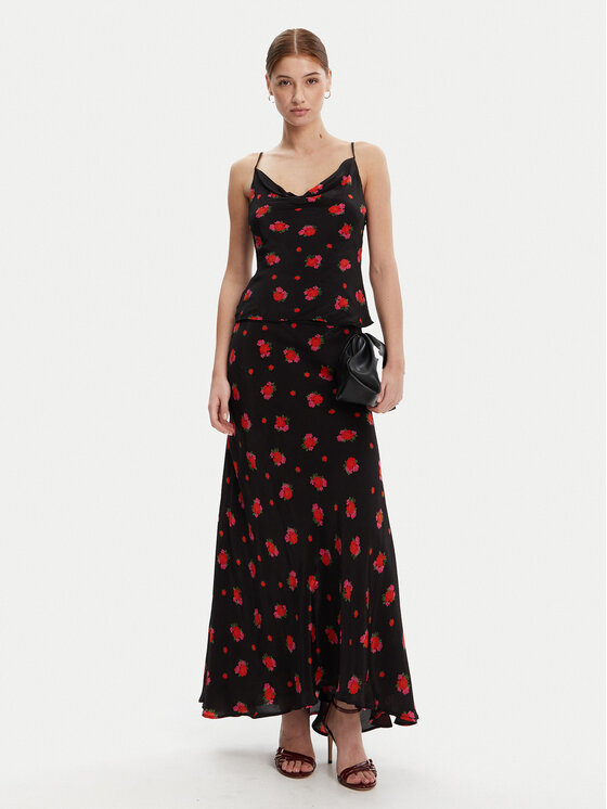 Bardot Bardot Топ 59752TB2 Чорний Slim Fit