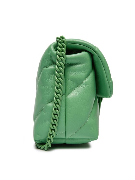 PINKO Torbica Pinko Love Puff Mini Cl PE 24 PLTT 100039 A1JO Zelena