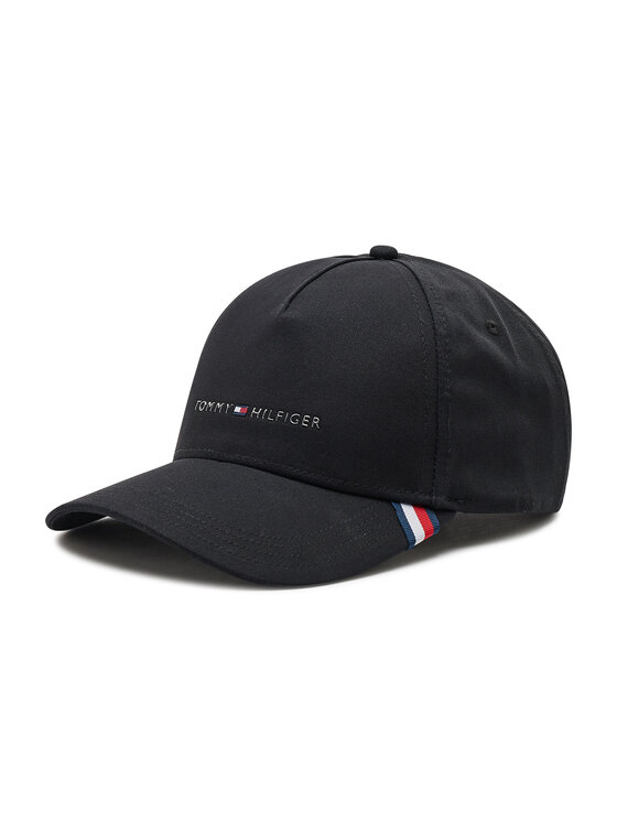 Tommy Hilfiger Gorra con visera Tommy Hilfiger 1985 Downtown AM0AM08611 Negro