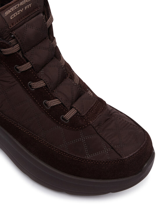 Skechers Kotníková obuv Skechers On-The-GO Encore - Cozy Fit Maisie 144844/DBRN Hnědá