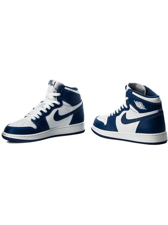Nike Взуття Nike Air Jordan 1 Retro High Og Bg 575441 127 White/Stormblue