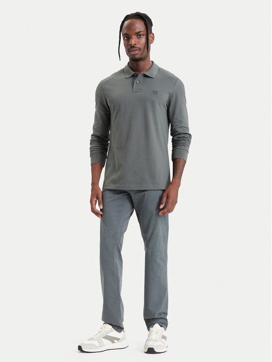 BOSS BOSS Polo Passerby 50507704 Caqui Slim Fit