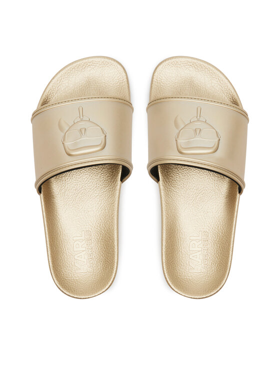 KARL LAGERFELD Шльопанці KARL LAGERFELD Kondo 2.0 KL80919M Золотий