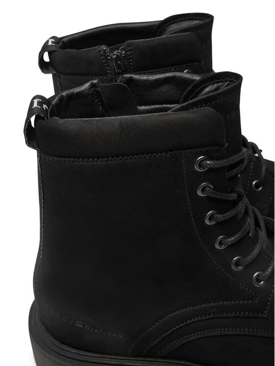 Tommy Hilfiger Trapery Tommy Hilfiger Casual Hilfiger Chunk Z Nbk Boot FM0FM05149 Czarny