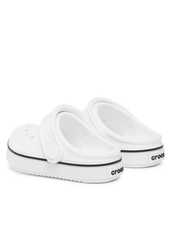 Crocs Παντόφλες Crocs Crocs Crocband Clean Clog T 208479 Λευκό
