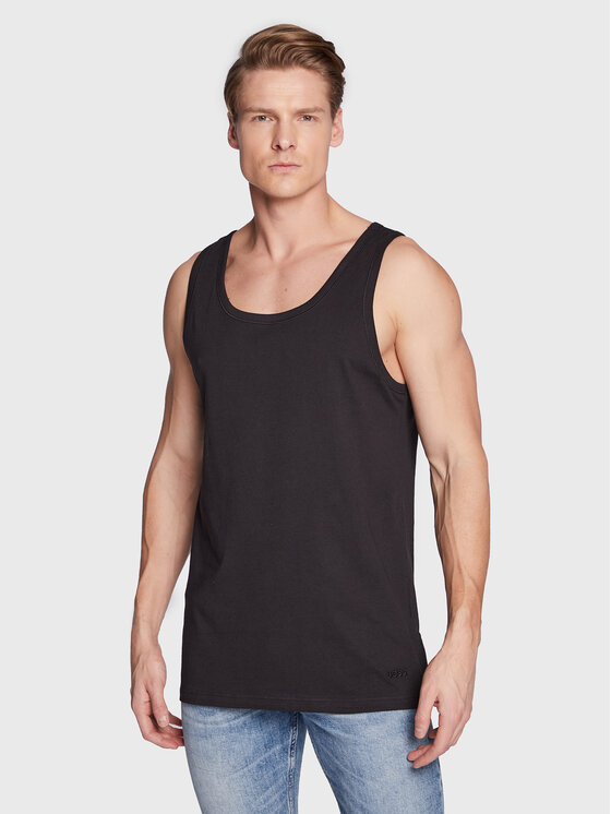 BOSS BOSS Комплект майок без рукавів 50475278 Чорний Regular Fit