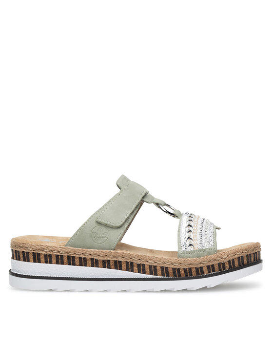 Rieker Papucs Rieker V79M6-52 Zöld