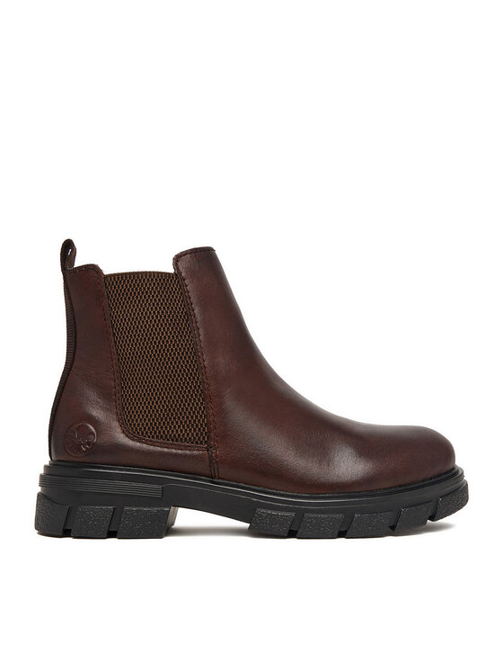 Rieker Botine Rieker CEO-Z9150-25 Maro închis