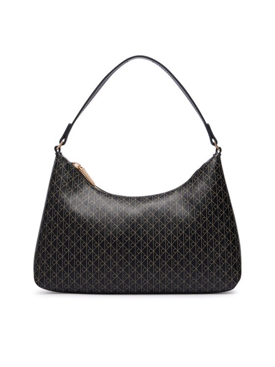 Calvin Klein Rankinė Calvin Klein Emblem Aop Small Shoulder Bag LV04F3889G Juoda