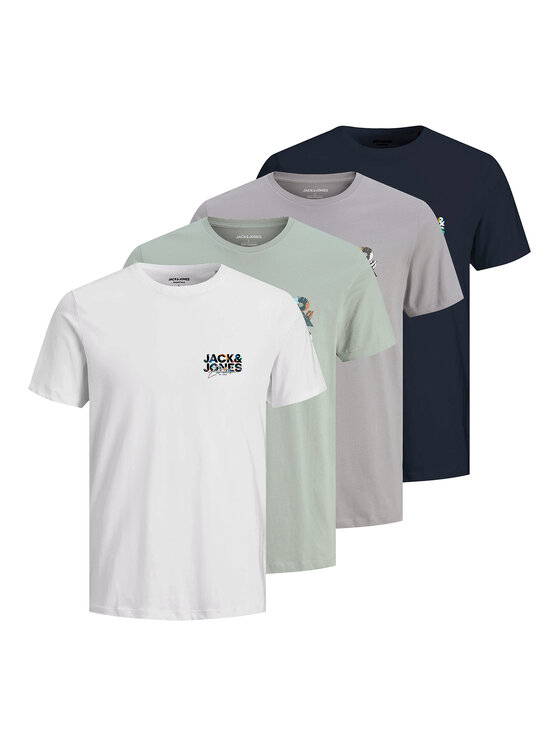 Jack & Jones Jack & Jones Set t-shirt majica﻿ Geplas 12288304 Šarena Regular Fit