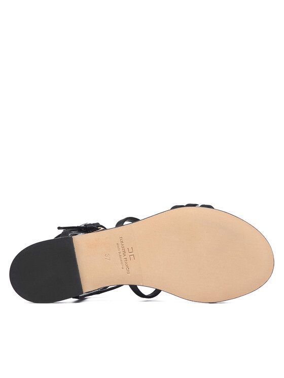 Elisabetta Franchi Босоніжки Elisabetta Franchi SA-93L-62E2-V500 Чорний