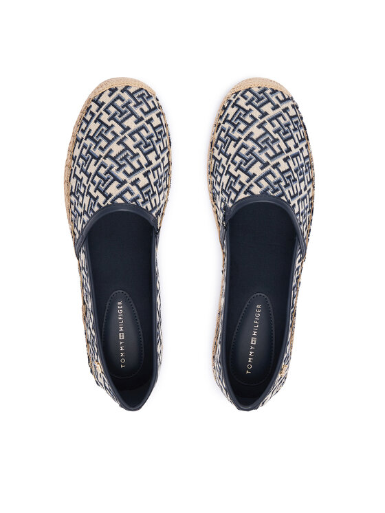 Tommy Hilfiger Espadrilles Tommy Hilfiger Th Monogram Jacquard FW0FW09501 Brūns