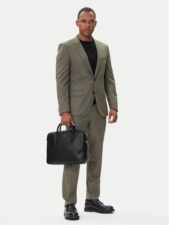 Calvin Klein Porta PC Calvin Klein Raised Commuter LV04D3157G Nero