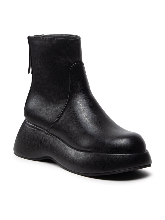 DeeZee Členková obuv DeeZee ZALY8813-8 Čierna