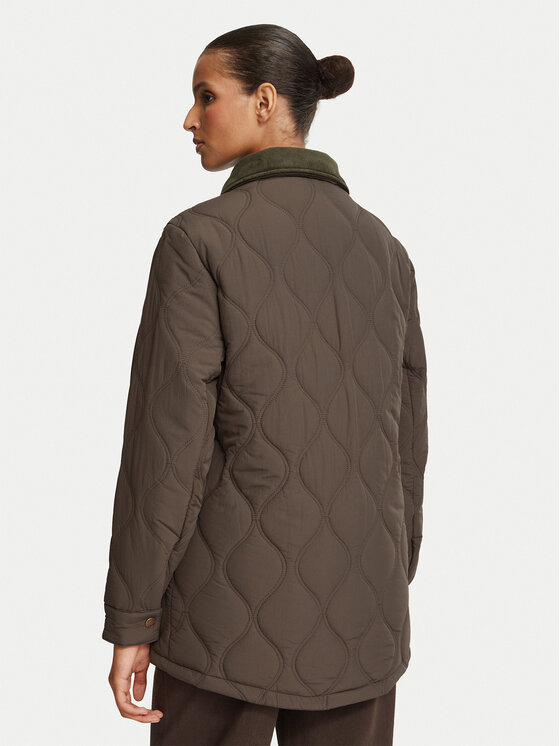 Hunter Hunter Prijelazna jakna HARW0027262 Tamno smeđa Regular Fit