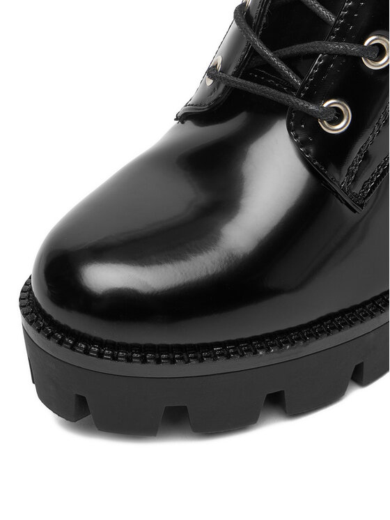 DeeZee Botines planos DeeZee 23756-1 Negro