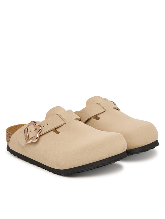 Birkenstock Шльопанці Birkenstock Boston Flower Buckle 1030630 S Бежевий