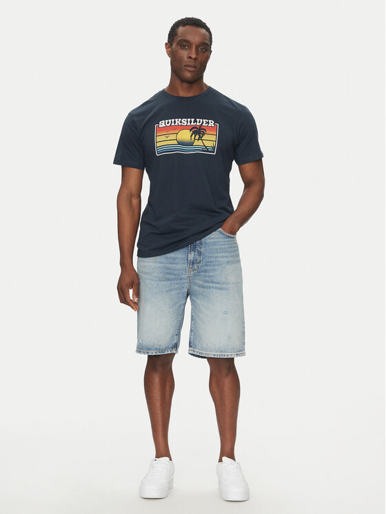Quiksilver Quiksilver Футболка EQYZT08065 Cиній Regular Fit