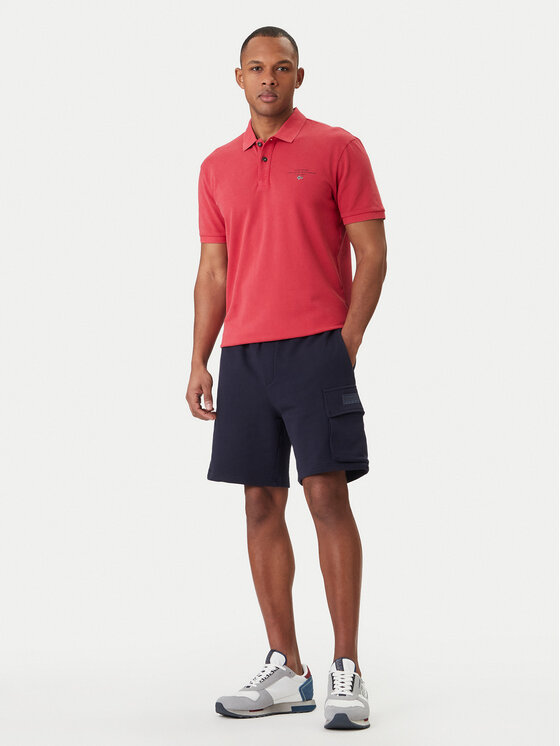 Napapijri Napapijri Polo Elbass SS 4 NP0A4GDL Rojo Regular Fit