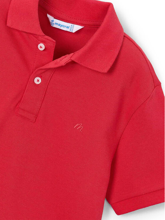 Mayoral Mayoral Polo 150 Rojo Regular Fit