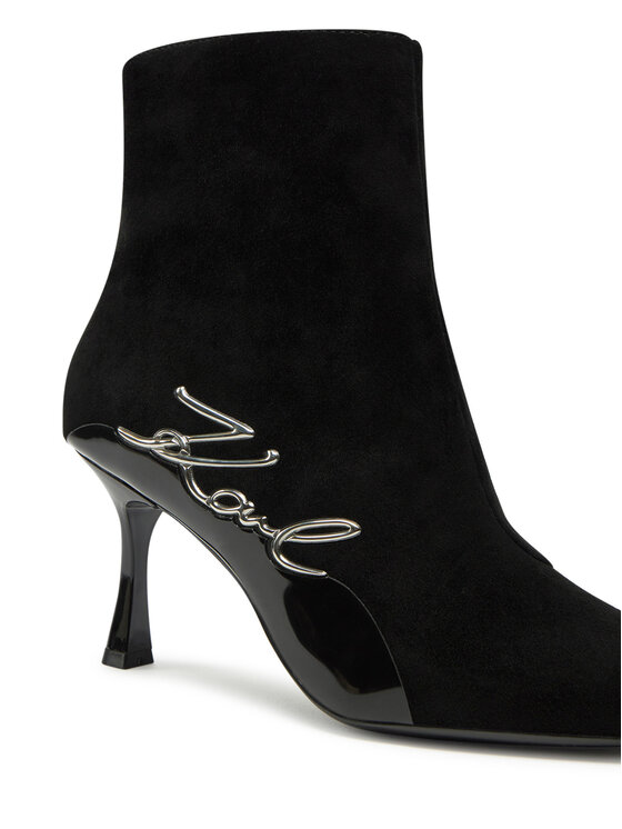 KARL LAGERFELD Botki KARL LAGERFELD KL32744 Czarny