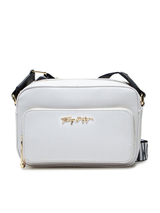 Tommy Hilfiger Τσάντα Tommy Hilfiger Iconic Tommy Camera Bag Sg AW0AW12207 Λευκό