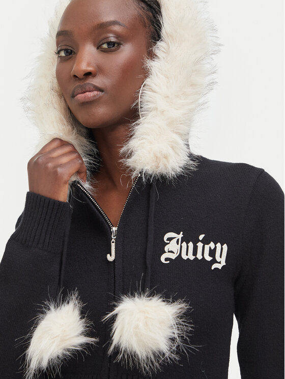 Juicy Couture Juicy Couture Kardigan JCWAS226309 Crna Regular Fit