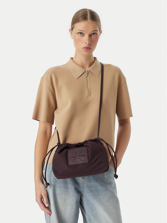 Calvin Klein Torebka Calvin Klein LV04F3871G Bordowy