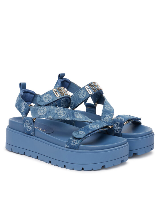 Guess Σανδάλια Guess FLJFTT DEN03 Μπλε