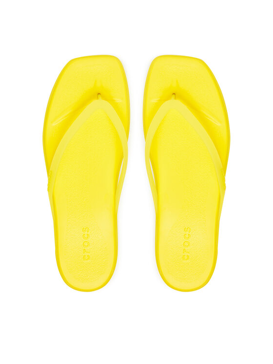 Crocs Джапанки Crocs Miami Frosted Flip 211474 Зелен