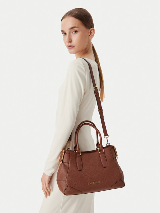 LOVE MOSCHINO Torbica LOVE MOSCHINO JC4097PP1PLT1200 Smeđa