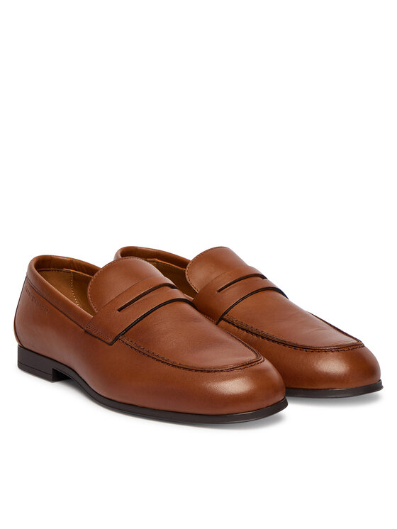 Tommy Hilfiger Loaferice Tommy Hilfiger Flexible Slim FM0FM05849 Smeđa