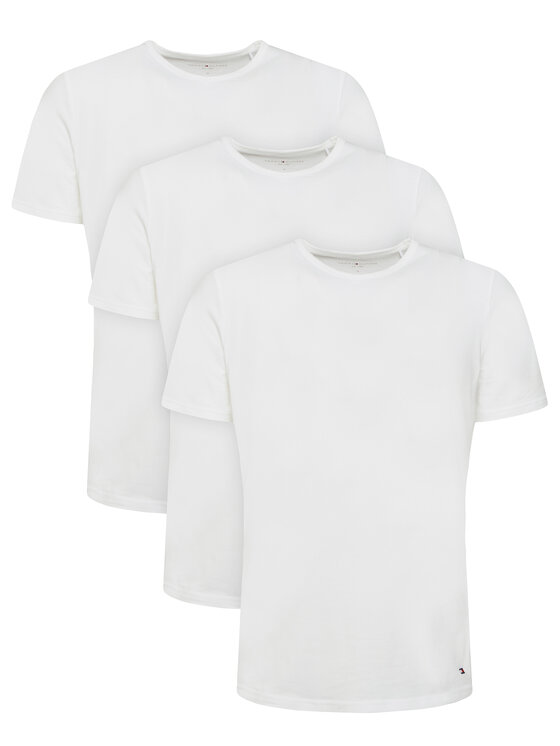 Tommy Hilfiger Tommy Hilfiger Conjunto de camisetas UM0UM03929 Blanco Slim Fit