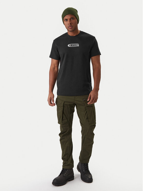 G-Star Raw G-Star Raw Camiseta Old Skool D25967-C812 Negro Regular Fit