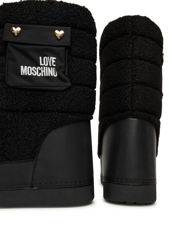 LOVE MOSCHINO Sniega zābaki LOVE MOSCHINO JA24452G0NISM00A Melns