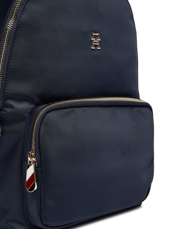 Tommy Hilfiger Batoh Tommy Hilfiger Poppy Th Backpack AW0AW15641 Tmavomodrá