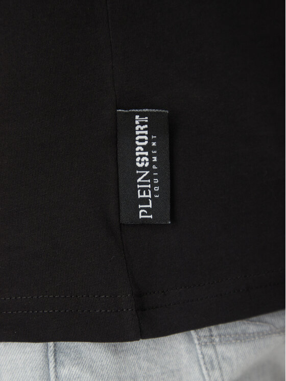 Plein Sport Plein Sport Футболка SAEC MTK8019 STE001N Чорний Regular Fit