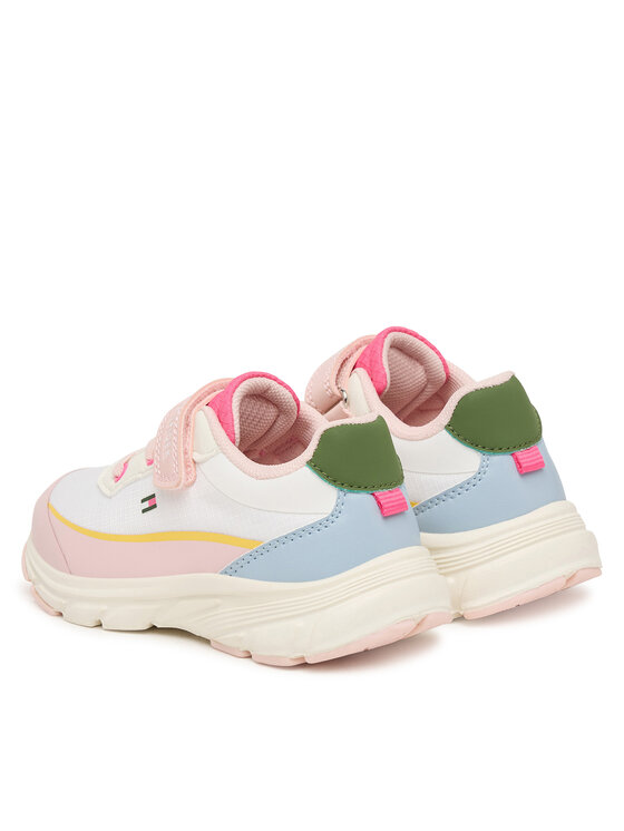 Tommy Hilfiger Sneakers Tommy Hilfiger Low Cut Lace-Up/Velcro Sneaker T1A9-35107-1861 M Colorat