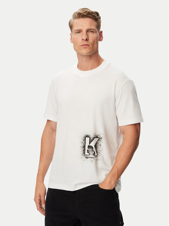 Karl Lagerfeld Jeans Karl Lagerfeld Jeans Camiseta B3M17029 Blanco Regular Fit