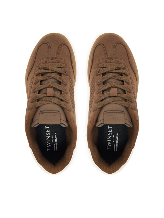 TWINSET Sneakersy TWINSET 252TGT01E Hnedá