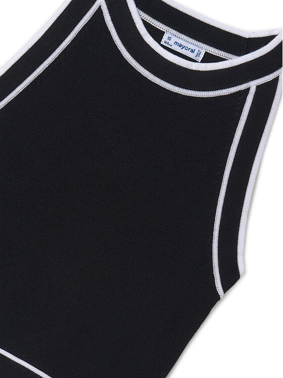 Mayoral Mayoral Топ 6041 Чорний Slim Fit